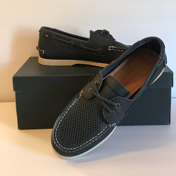 Tommy Hilfiger Other - Tommy Hilfiger  Perforated Boat Shoes Men's SZ 10